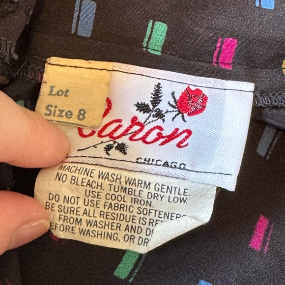 VINTAGE Caron size 8 dress - Picture 3 of 4